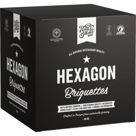 Holy Smoke - All natural restaurangkvalitet hexagonbriketter 10kg