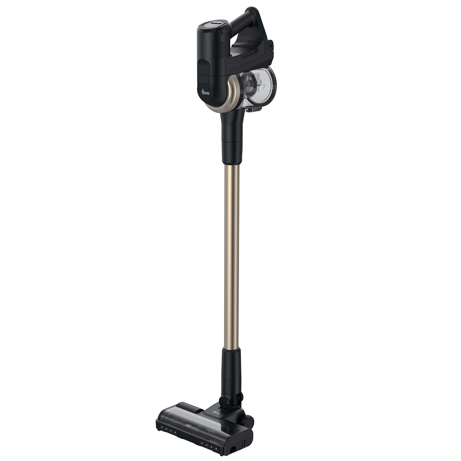 Hoover skaftdammsugare hf4p10p 011 - svart, 400 w borstlös motor med 150 aw sugkraft
