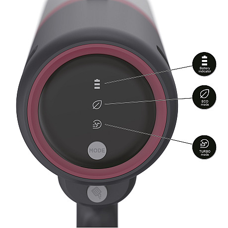 Hoover - HFG10HX 011  - Svart, 200 W borstlös motor