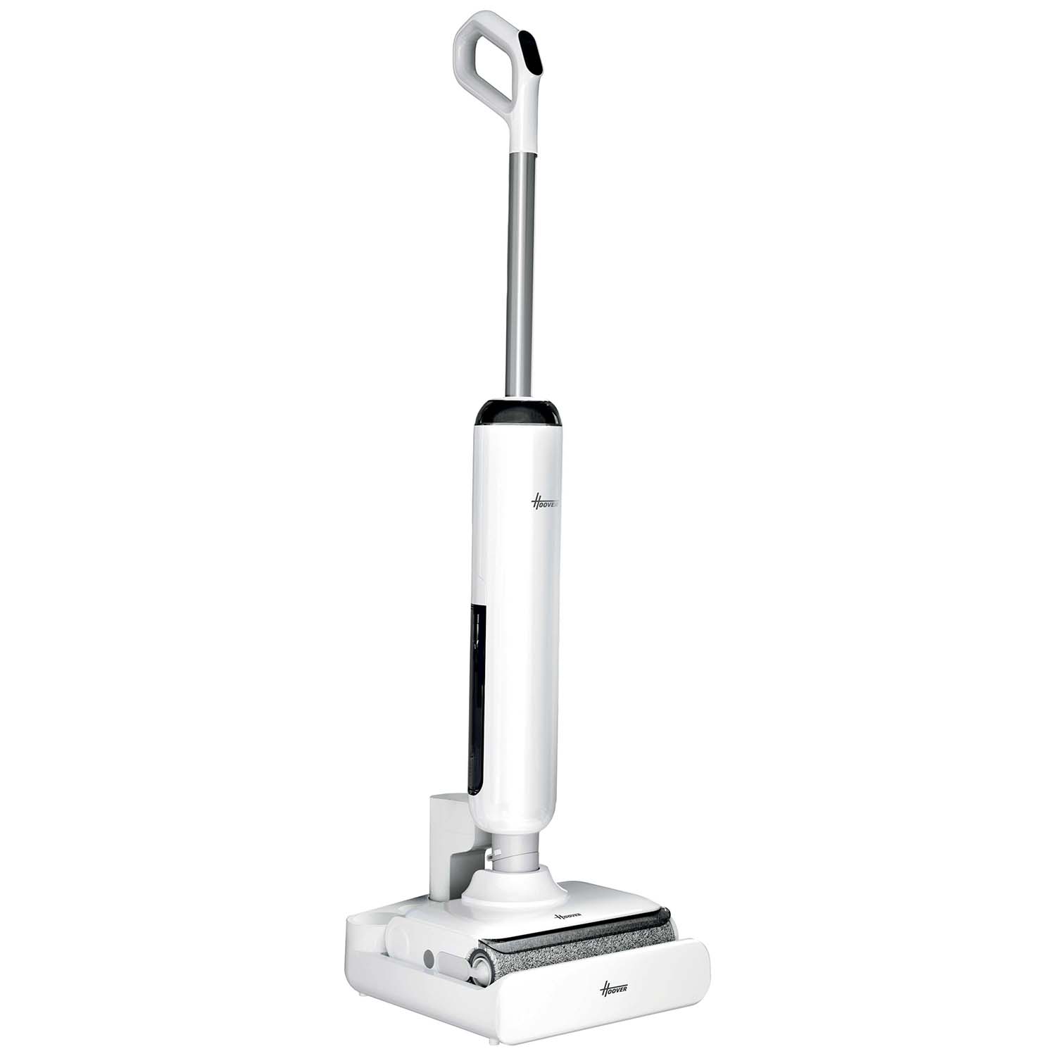 Hoover HW400 011, Upprättstående dammsugare, Utan påse, Vit, 0,55 l, 0,55 l, Metall