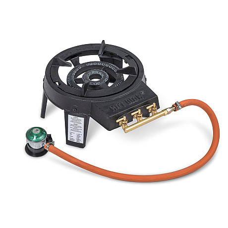 Hot Wok - HW3711 - Svart, 7 kW gasbrännare inkl 30 cm wok