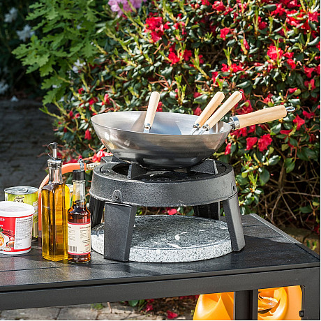 Hot Wok - HW3711 - 7 kW gasbrännare inkl 30 cm wokpanna