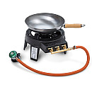 Hot Wok - HW3711 - Svart, 7 kW gasbrännare inkl 30 cm wok