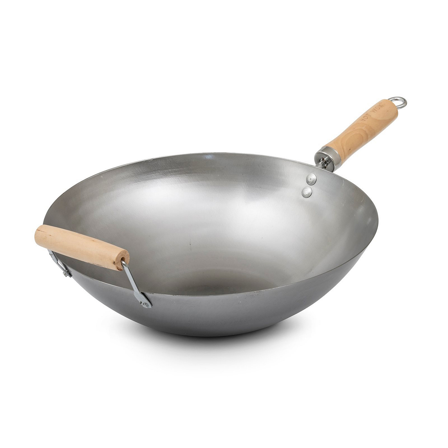 Hot wok gjutj&auml;rn wokpanna 35 cm.