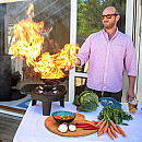 Hot Wok - HW3812 - Svart, 12 kW gasbrännare inkl 30 cm wok