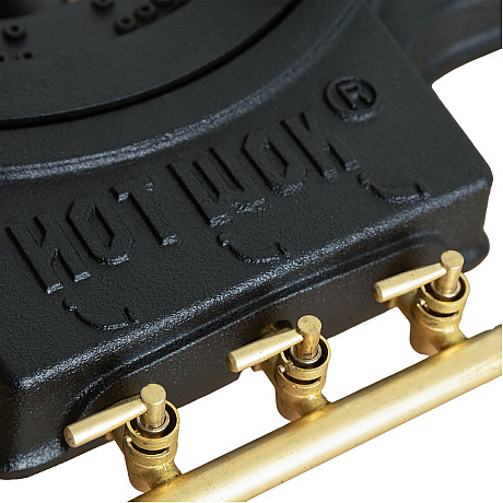 Hot Wok - HW3910 - Svart, dubbel gasbrännare 2x10 kW