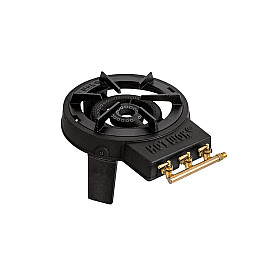 Hot Wok - HW3715 - Svart, 10 kW gasbrännare med platt ring