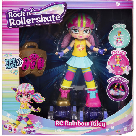 Jakks Pacific - Rock N Rubblerskate Rainbow Riley fjärrkontroll Jakks Pacific - Rock N Rubblerskate Rainbow Riley fjärrkontroll