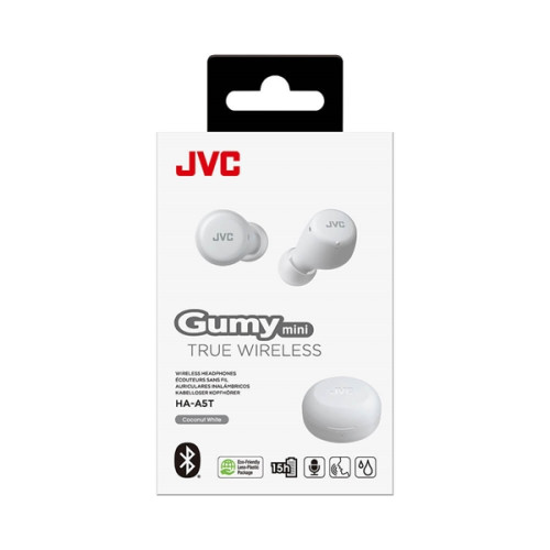 Jvc in-ear true wireless gumy mini ha-a5t white