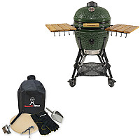 Kamado Sumo - Classic Large Grön med tillbehörspaket Kamado Sumo - Classic Large Grön med tillbehörspaket