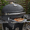 Kamado Sumo - Classic Large Svart grillpaket rotisserie och pizzaugn