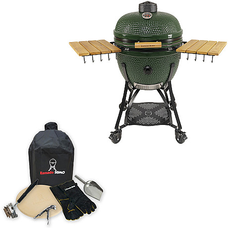 Kamado Sumo - Classic Maxi Grön med tillbehör