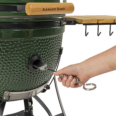 Kamado Sumo - Classic Maxi Grön med tillbehör
