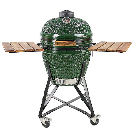 Kamado Sumo - Midi 21" Grön, Grillpaket med tillbehör