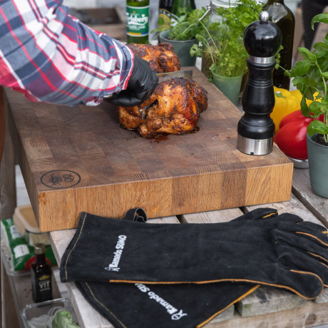 Kamado Sumo - Grillhandskar i läder premium Kamado Sumo - Grillhandskar i läder premium
