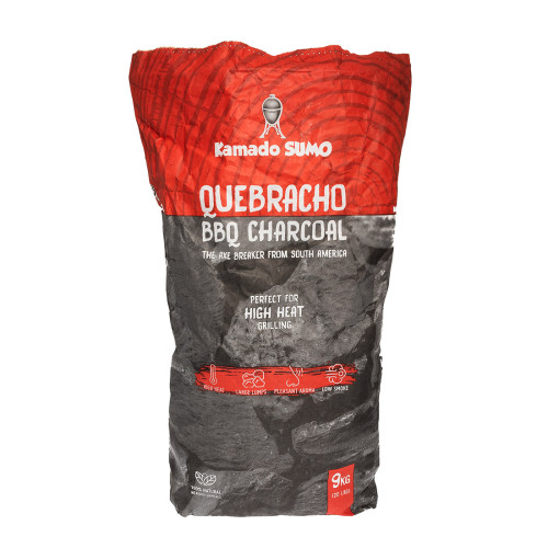 Kamado Sumo - Quebracho Charcoal 9 kg - snabb leverans