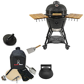 Kamado Sumo - Classic Large grillpaket premium, Svart