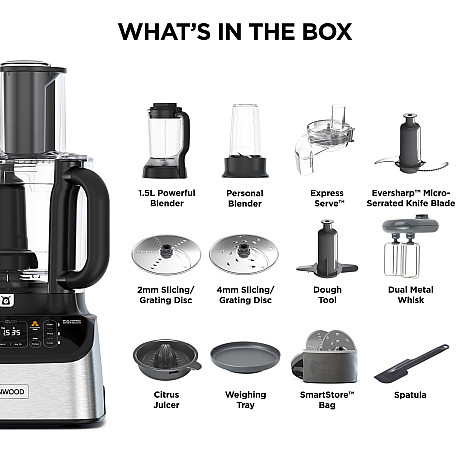 Kenwood - FDM73.850SS - Rostfri, MultiPro oneTouch & 3L skål