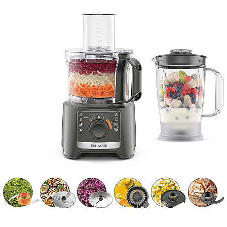Kenwood - FDP31.360GY - Grå - MultiPro Compact med 2,1L skål & blender