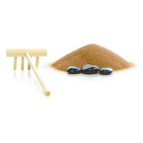 Kikkerland - Zen Garden Kit lådformad zenträdgård Kikkerland - Zen Garden Kit lådformad zenträdgård