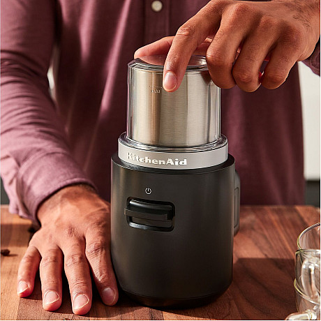 KitchenAid - 5KBGR111BM Go sladdlös kaffekvarn med batteri