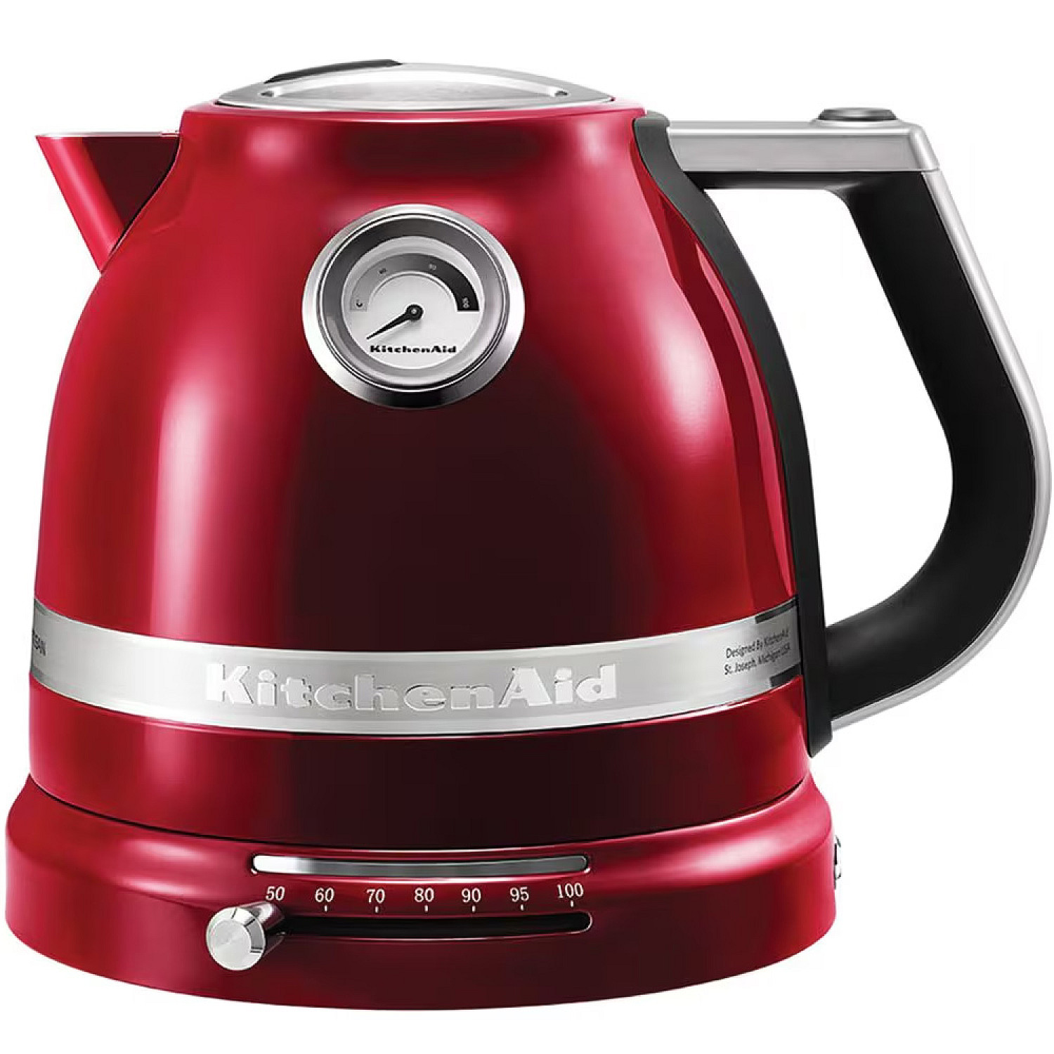Kitchenaid hushållsapparat 5kek1522eca - artisan vattenkokare 1,5 l, röd metallic