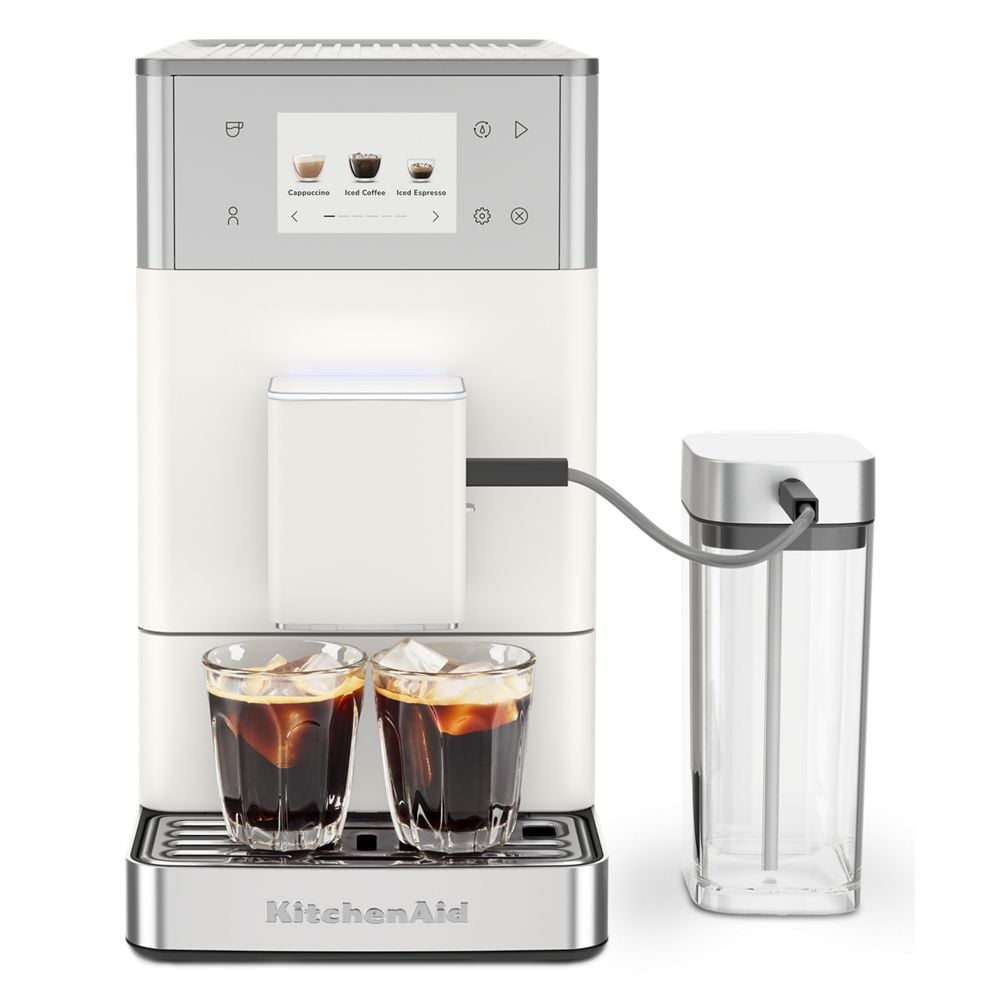 KitchenAid - 5KES8454EPL - Helautomatisk espressomaskin KF4 med iskaffefunktion Porcelain white