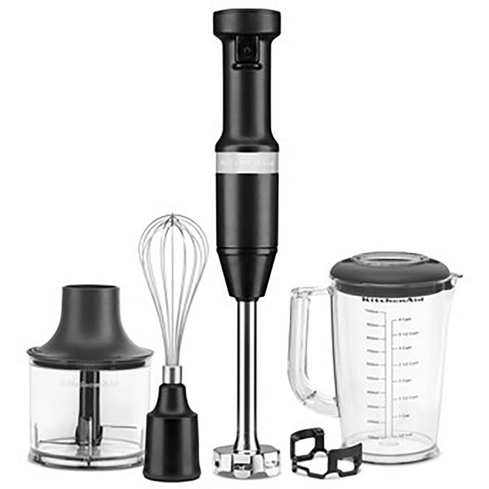 KitchenAid - 5KHBV83EBM - Stavmixer med tillbehör, mattsvart
