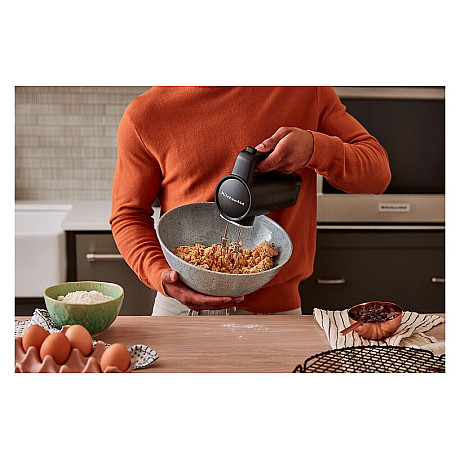 KitchenAid - 5KHMR700BM Go sladdlös elektrisk mixer utan batteri, Svart