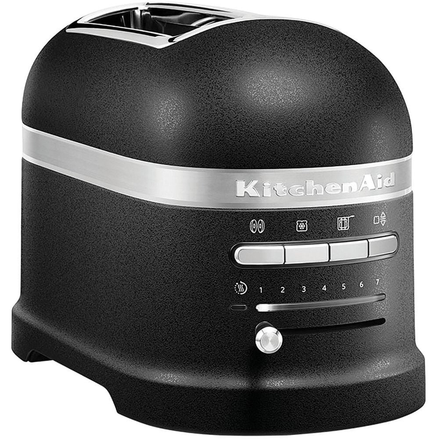 Kitchenaid brödrost 5kmt2204ebk - artisan brödrost för 2 skivor, gjutjärnssvart
