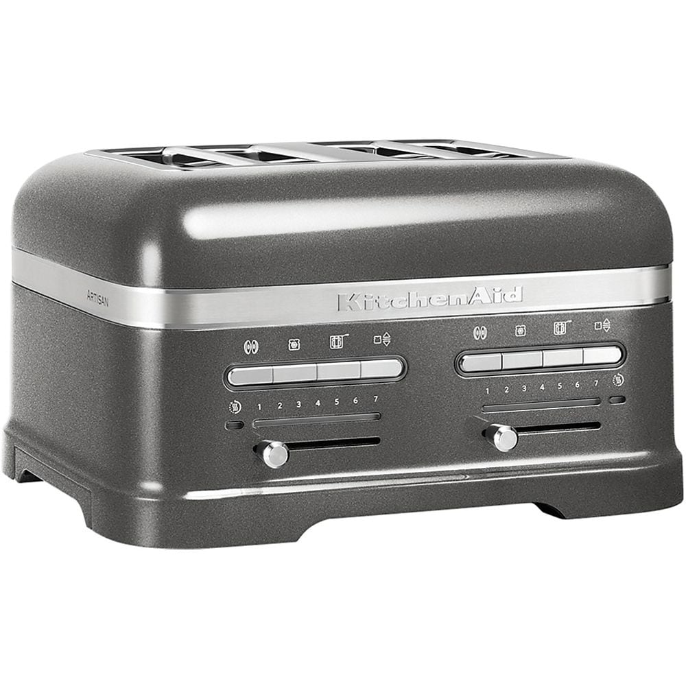 KitchenAid - 5KMT4205EMS - Artisan Brödrost för 4 skivor, Medallion Silver