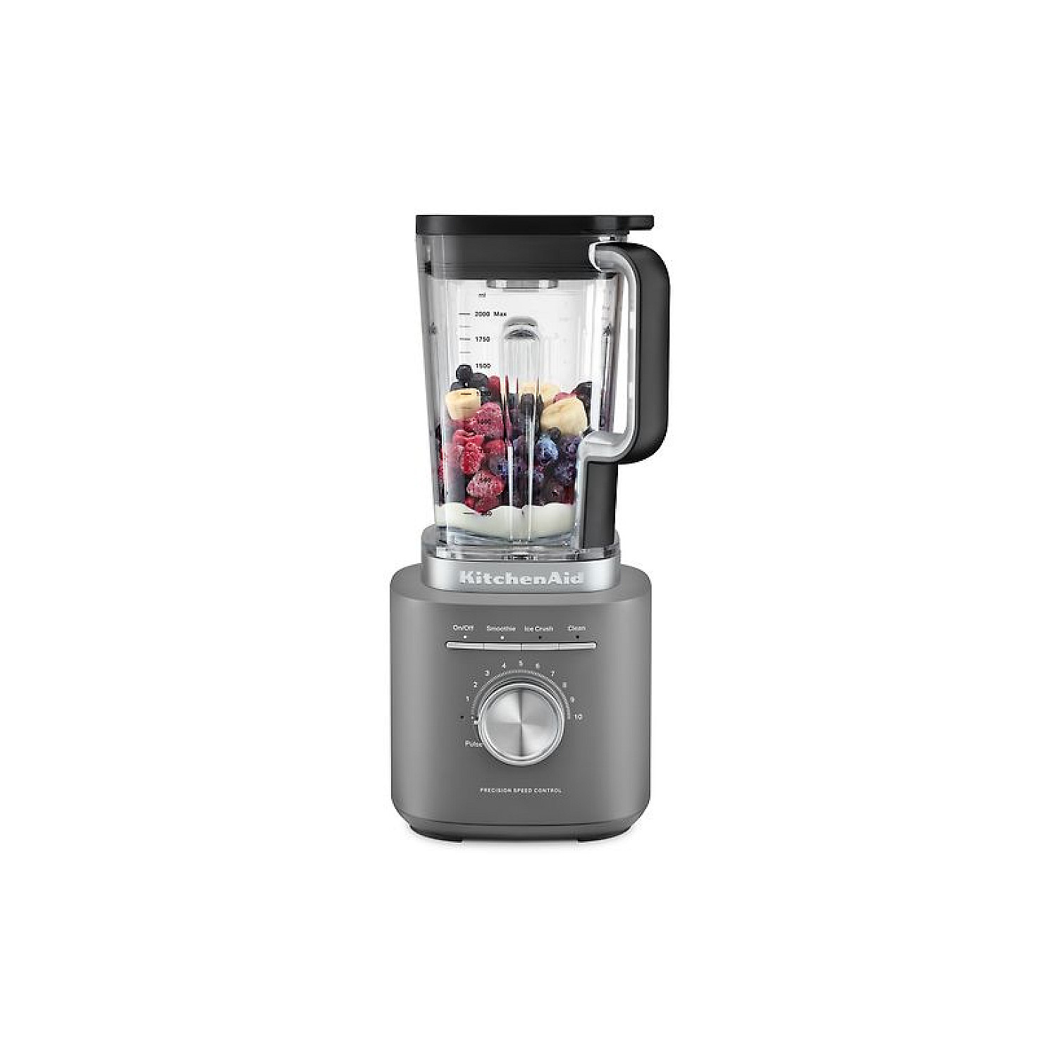 KitchenAid 5KSB2073EDG, Bänkmixer, 2 l, Pulsfunktion, Iskrossning, 1200 W, Mörkgrå