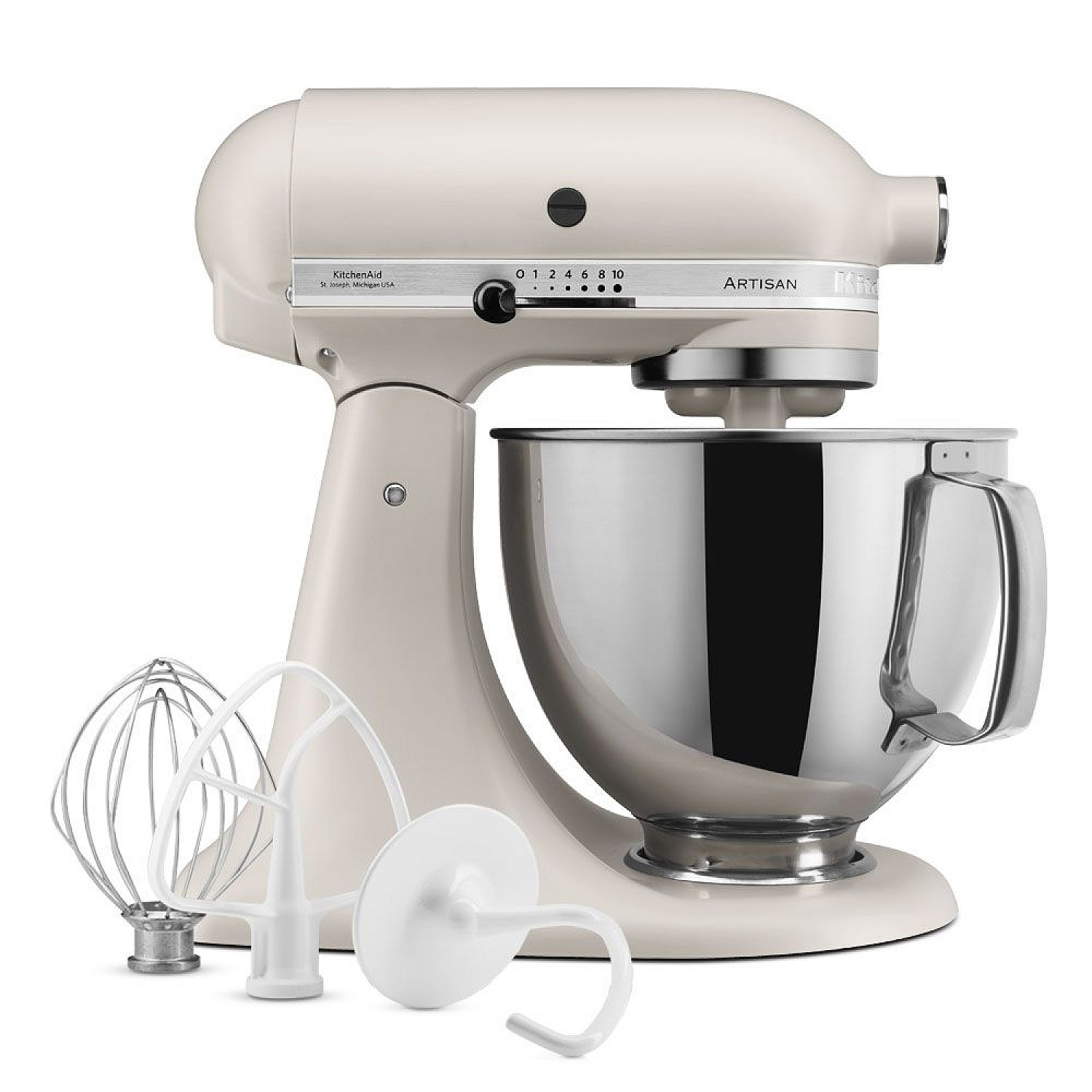 Kitchenaid köksassistent 5ksm125emh - artisan 4,8 l, milkshake