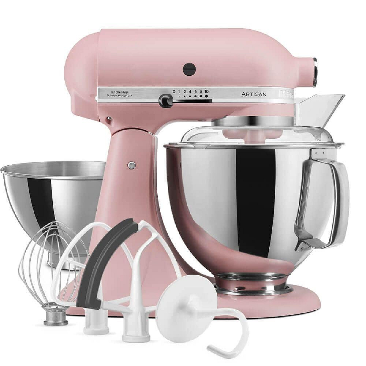 Kitchenaid k&ouml;ksassistent 5ksm175psedr - artisan 4,7 l med extra tillbeh&ouml;r, dried rose