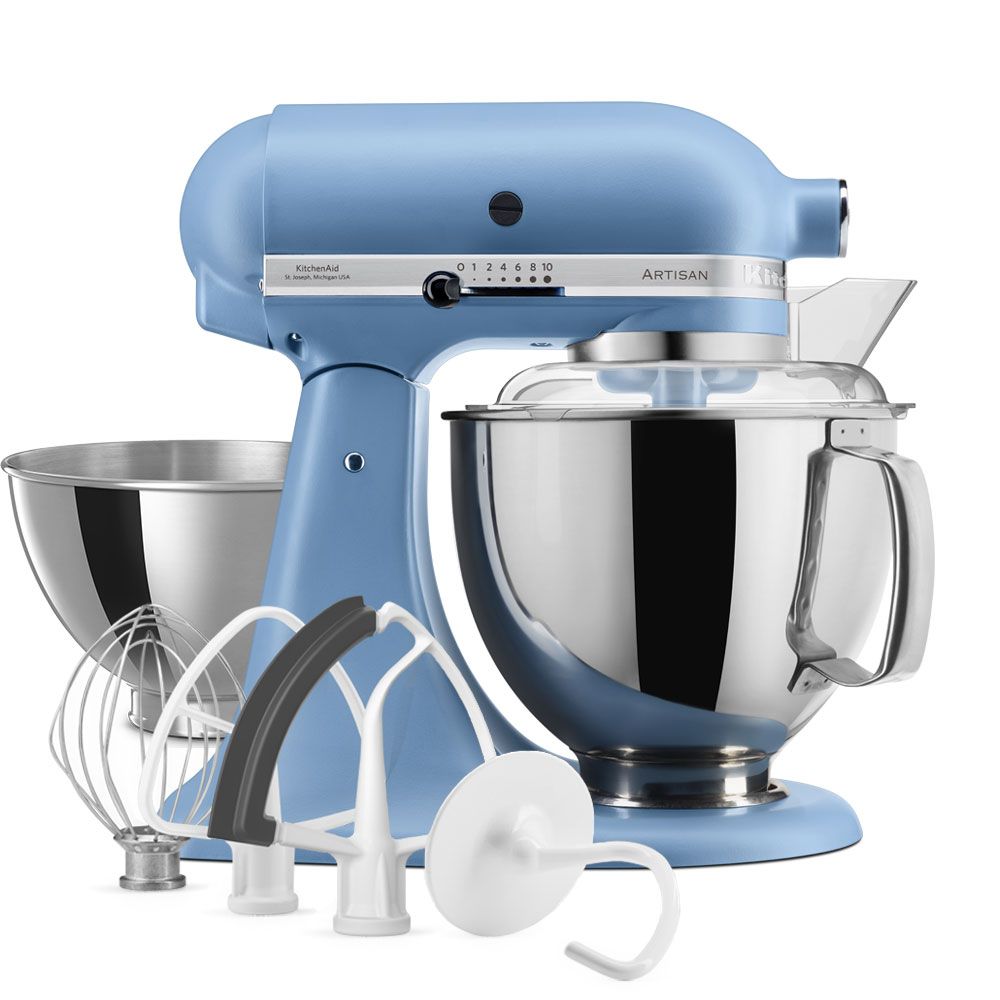 KitchenAid - 5KSM175PSEVB - Artisan 4,7 l med extra tillbehör, Velvet Blue