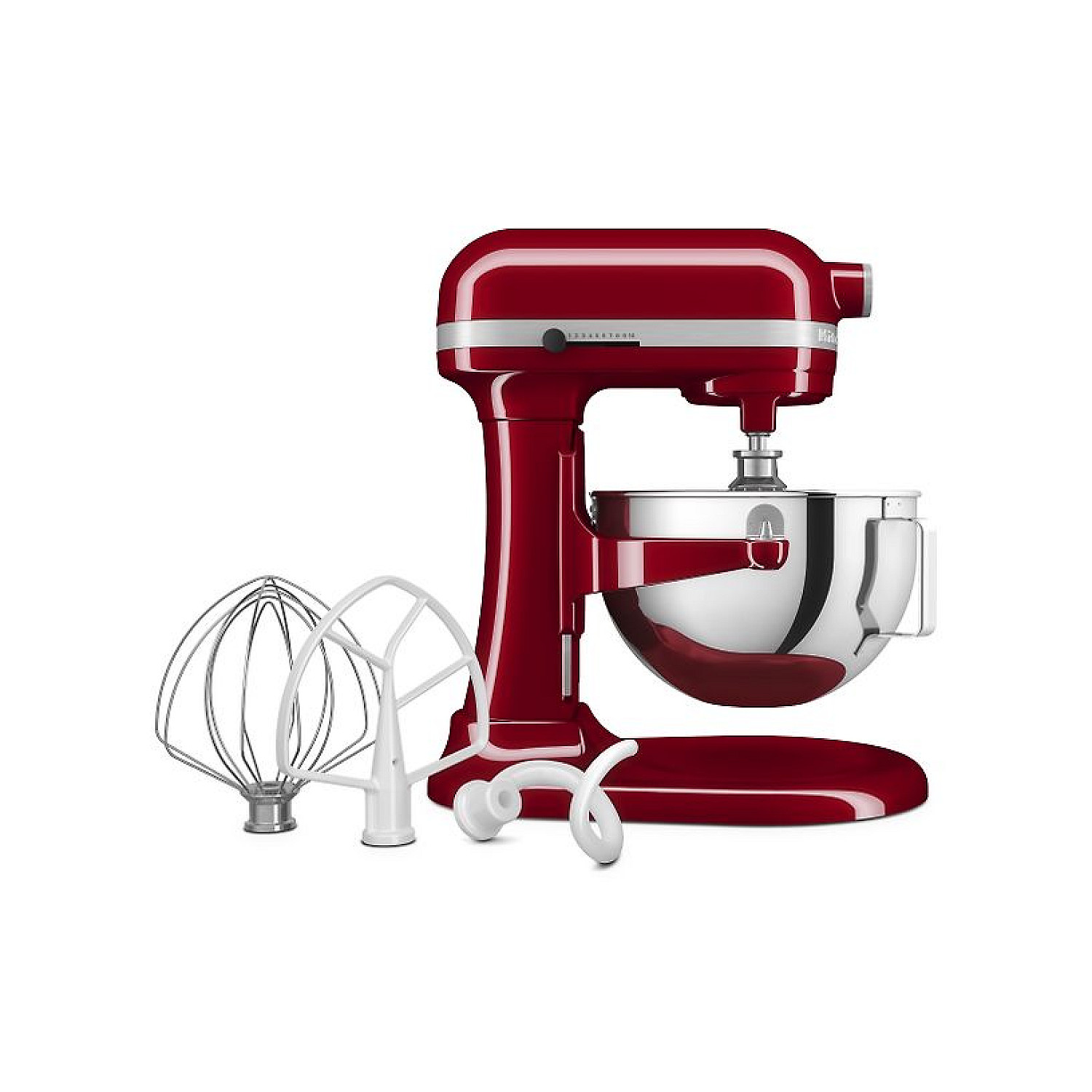 Kitchenaid köksassistent 5ksm55sxxeer heavy duty 5,2l köksmaskin med lyftskål, röd