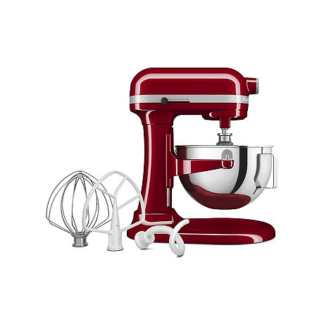 KitchenAid - 5KSM55SXXEER Heavy Duty 5,2L köksmaskin med lyftskål, Röd