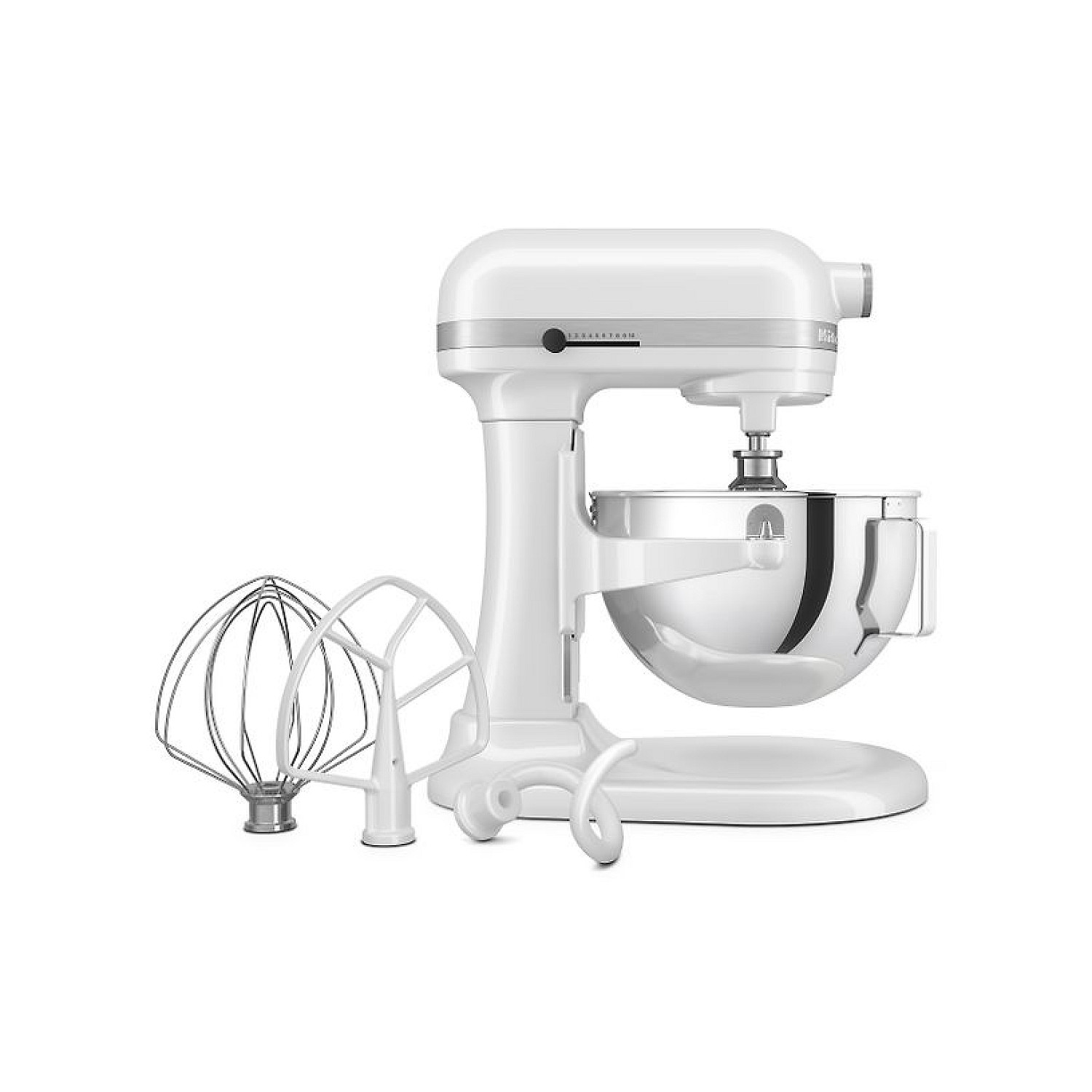 Kitchenaid köksassistent 5ksm55sxxewh heavy duty 5,2l köksmaskin med lyftskål, vit