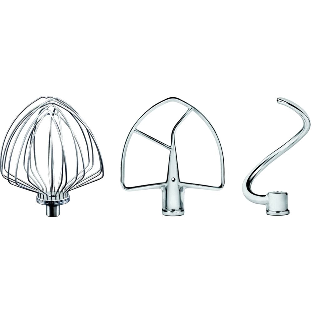 KitchenAid - 5KSM7BL3PSS - tillbehörsset i rostfritt stål för köksmaskin med lyftarm, 3 delar