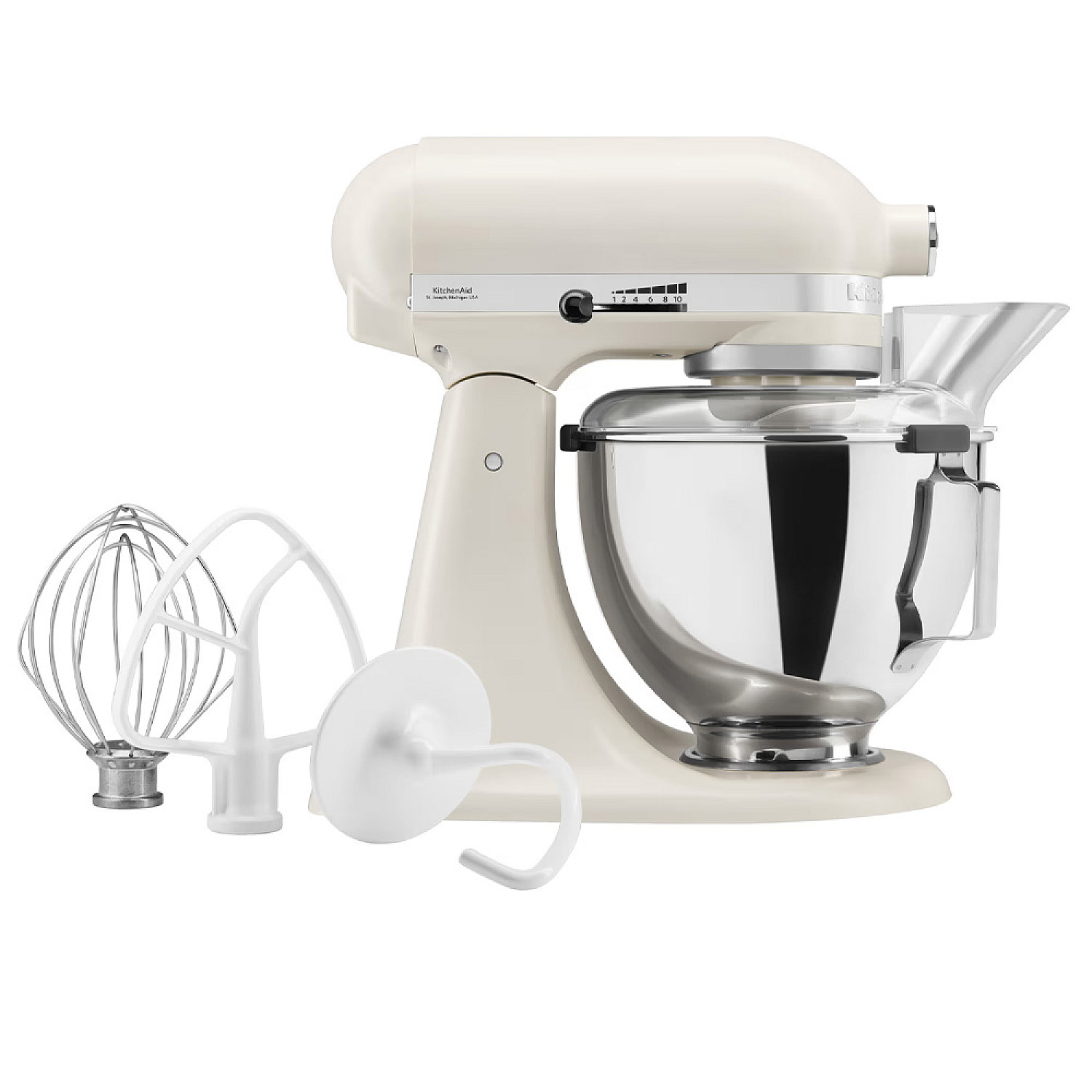 Kitchenaid köksassistent 5ksm95psepl - 4,3 l skål, 10 hastigheter, porslinsvitt