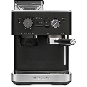 KitchenAid - 5KES6551EBK - Halvautomatisk espressomaskin med kaffekvarn Cast iron black