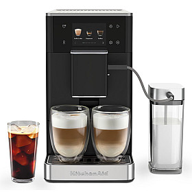 KitchenAid - 5KES8454EBM - Helautomatisk espressomaskin KF4 med iskaffefunktion Mattsvart