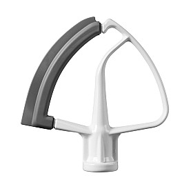 KitchenAid - 5KFE5T - Flatblandare med silikonkant för köksmaskin med fällbart drivhuvud