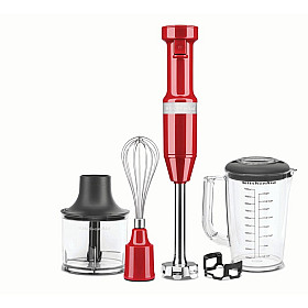 KitchenAid - 5KHBV83EER - Stavmixer med tillbehör, röd