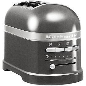 KitchenAid - 5KMT2204EMS - Artisan Brödrost för 2 skivor, Medallion Silver