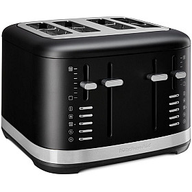 KitchenAid - 5KMT4109EBM - Brödrost för 4 skivor, Svart