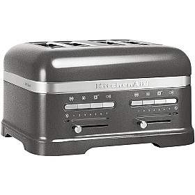 KitchenAid - 5KMT4205EMS - Artisan Brödrost för 4 skivor, Medallion Silver