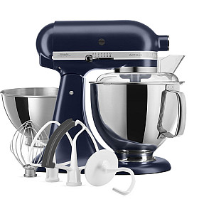 KitchenAid - 5KSM175PSEIB - Artisan 4,7 l med extra tillbehör, Bläckblå