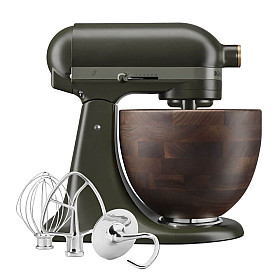 KitchenAid - 5KSM180WSEEG - Artisan 4,7 l med valnötsskål, Evergreen