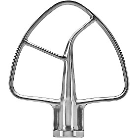 KitchenAid - 5KSM5THFBSS - Flatblandare i rostfritt stål för köksmaskin med fällbart drivhuvud